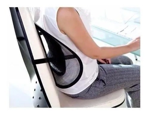 Apoio Suporte Lombar Encosto Postura Ergonômico Para Cadeira - Imagem 8