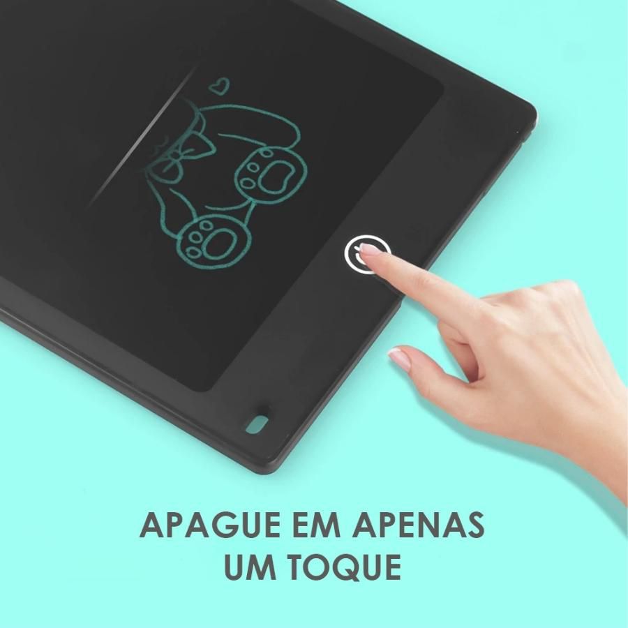 Tablet Infantil Lousa Mágica Digital LCD 8,5 Para Desenho Colorido - Imagem 3