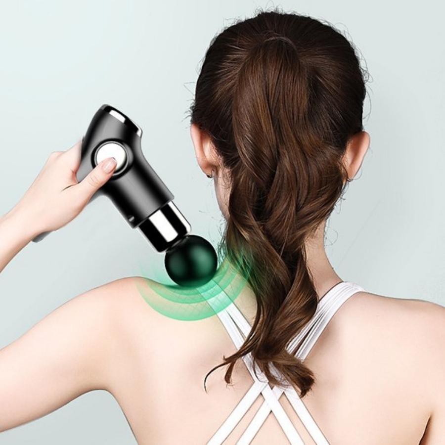Mini Massageador Muscular Profissional Recarregável Silencioso - Imagem 6