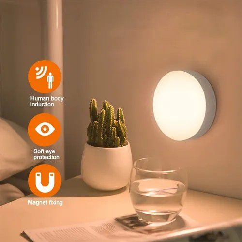 Luminária Led Com Sensor De Movimento Sem Fio Recarregável - Imagem 4